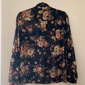 Floral Button Up